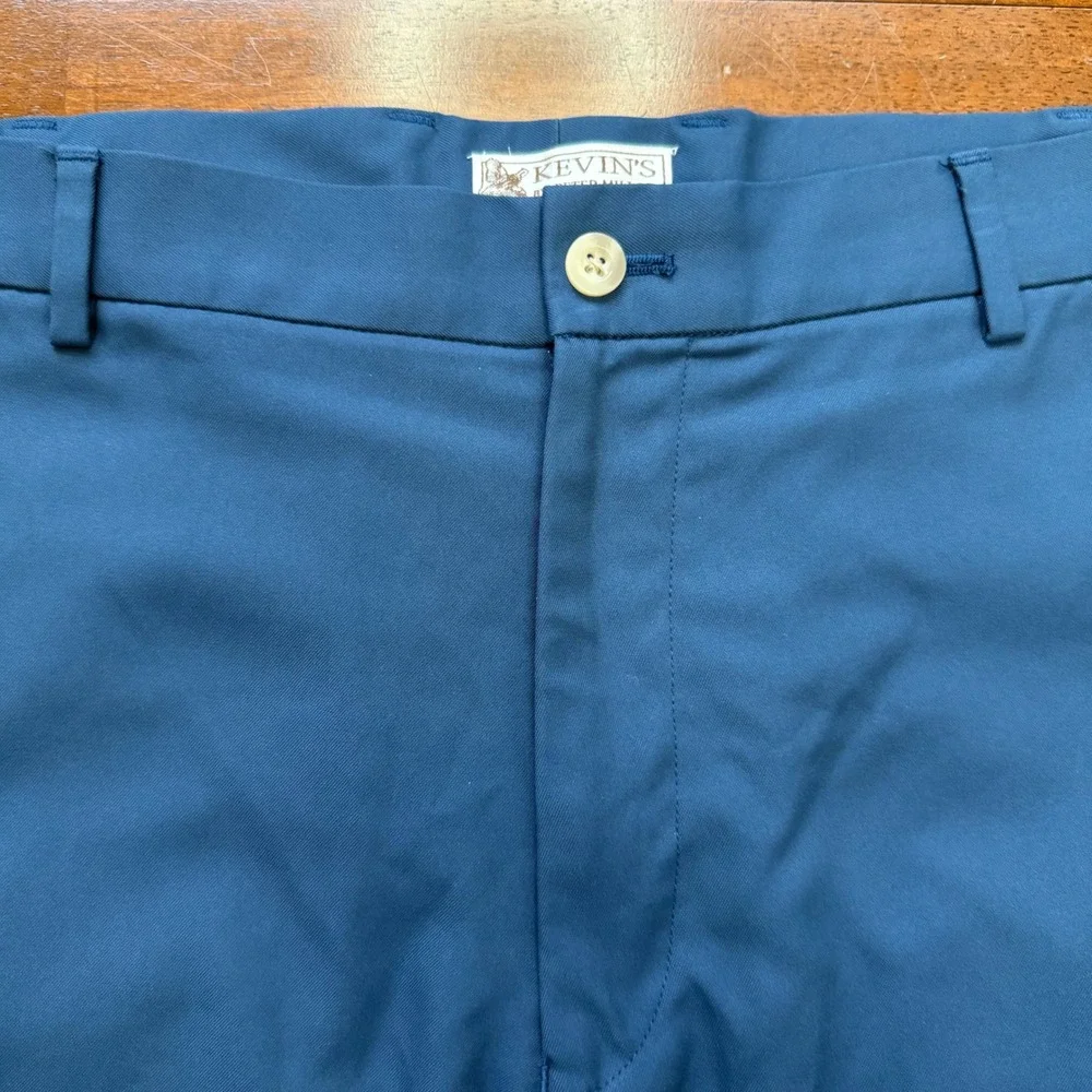 Kevin's by Peter‎ Millar Salem Performance Shorts Mens 40 Blue Golf Tech Flat